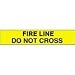 FIRE LINE DO NOT CROSS Barricade Tape 1000' 4mil Case
