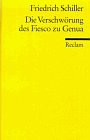 Reclam Universal-Bibliothek, Nr.51, Die Verschw�rung des Fiesco zu Genua