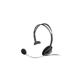 Labtec C-315 Mono Headset with Boom Microphone 8FT Shielded Cord 3.5 MM Plug by 