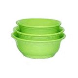 Fiestaware Chartreuse 837 3-piece Mixing Bowl Set by Fiestaware