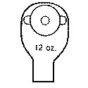 Nu-Hope Laboratories 797107 Brief Post-Operative Drainable Round Pouch with 0.875 Inch Opening - Box of 10