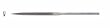 TELL SWISS NEEDLE FILES 5-1/2" KNIFE #2 MEDIUM PACKAGE OF 1 DOZEN