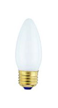 40 Watt Torpedo Decorative Base Frosted
