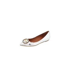 Buy BCBG Max Azria Emlyn | Ladies Dress Flat Shoes Silver Mirror by BCBGMAXAZRIA
