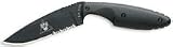 Search : Large TDI Ankle Knife, Zytel Handle, Serr., Plastic Sheath