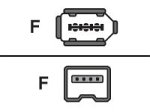 Canon CV250F Firewire Digital Video Connector Cable (4 Pin - 6 Pin)