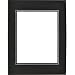 Savage ProMatte, Double 11" x 14" Photo Mat with 8" x 10" Opening, Bevel Cut, Acid Free, Dual Colors: Matte Black / Matte Black