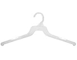 Plastic Top T Shirt Notch Hangers White Box of 500
