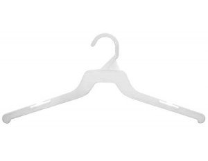 Plastic Top T Shirt Notch Hangers White Box of 500