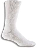 Thorlo Unisex Moderate Cushion Walking Crew Sock,White,Size 13