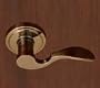 Antique Brass New Delores Park Dummy Right Hand Door Lever