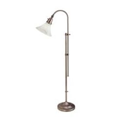 OTT-LITE 18 Watt Lexington Floor Lamp with Bulb Antique Brushed Nickel by Ott-lite