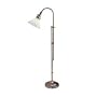 OTT-LITE 18 Watt Lexington Floor Lamp with Bulb / Antique Brushed Nickel
