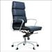 Euro Style Darius High Back Leather Office Chair (Style: Black Leather)