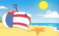 Beach Nylon Flag 5' x 8'