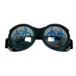 Biohazard Industrial Goggles Black Punk Cyber Gothic