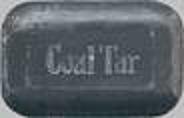 Coal Tar Soap (Black) (110g) Brand: SoapWorks