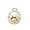 Baseball Charm - Gold Plate