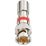 RG-59 BNC Compression Connector - Jar Of 35 Gold-Plated Pin Contact Area