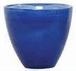 Colorful Recycled Art Glass Cobalt Blue Votive Candle Holder 3"H Set / 2