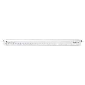 Chartpak 238 Adjustable Triangular Scale for Architects, 12 Aluminum w Scale Dial by Chartpak