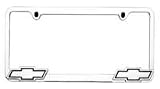 Bully WL011-C Chevrolet License Plate Frame - Chrome