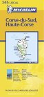 Michelin France: Corse-Du-Sud, Haute-Corse Map No. 345 (Michelin Local France Maps)