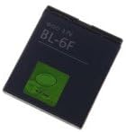 Nokia BL-6F Compatible Rechargeable Li-ion Battery (3.7V 1200mAh)