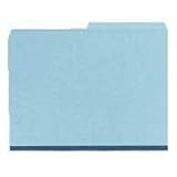 ESSELTE CORPORATION / Folder, 1/2 AST Tab Cut, 9-1/2H, Letter-Size, Blue / ESS9200T12 / Sold as 25 Per Box / Mfr Part # 9200T12