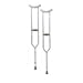 Bariatric Steel Crutches with Accessories for Adults - 1 Pair / Case