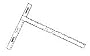KRAFT TOOL CO. 672 ALUM DRYWALL T-SQUARE