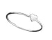STERLING SILVER SINGLE HEART RING ON THIN BAND SIZES 3-10