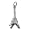 Eiffel Tower Charm - Sterling Silver