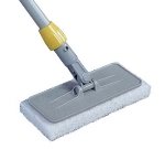 Rubbermaid FGQ31100 - Upright Scrubber Pad Holder w/ Locking Collar, 4 x 10-in, Gray