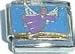 Clearly Charming Purple Angel Italian Charm Bracelet Link