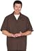 Scrubs - Cherokee Workwear Men's Zip Front Scrub Top