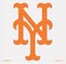MLB New York Mets 93884010 Perfect Cut Color Decal, 4