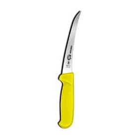 6, Curved Edge, Semi-Stiff Blade, Fibrox Handle, Yellow Boning Knife by 