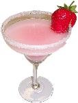 STRAWBERRY MARGARITA GLASS Fake Drink