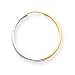 14k and Rhodium 1.5mm Hoop Earrings