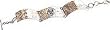 Sterling Silver Link Bracelets for Womens and Gemstones (brclt138)