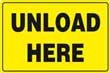 Co~Signs CS-00748 CoSigns Unload Here Ski Sign