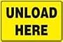 Co~Signs CS-00748 CoSigns Unload Here Ski Sign