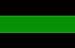 Thin Green Line Reflective Decal - Correctional/Police Officer-