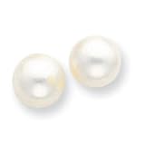 14k 10-10.5mm Mabe Cultured Pearl Earrings