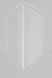 3 sets WHITE Slim flights, Amerithon, Made in the USA