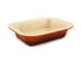 Le Creuset Stoneware Deep Rectangular Dish with Lid 27cm Cerise