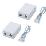 SANWA SUPPLY TEL-ADSLNSET ADSLスプリッタ(2個セット)の画像