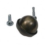 Caster Metal with Stem, 2 1/2