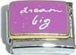 Clearly Charming Dream Big Italian Charm Bracelet Link